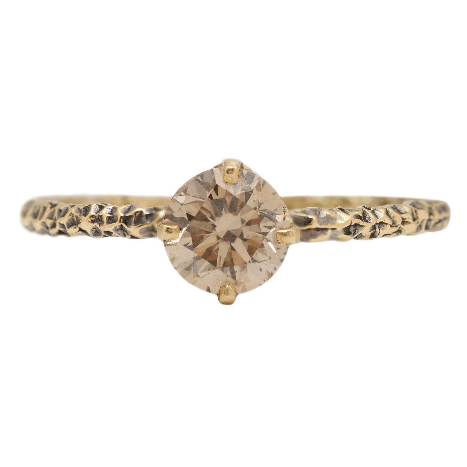 Satomi Kawakita Homespun Brown Sugar Diamond Ring