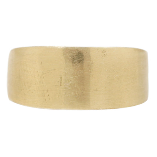 Adeline Jewelry Taper Solid 14k Yellow Gold Cigar Band