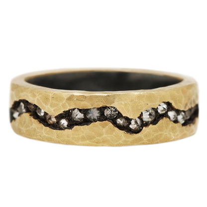 Diamond Valley Gold Fissure Ring