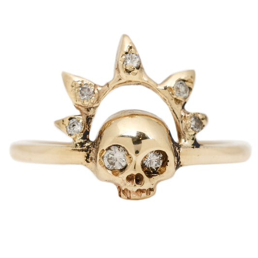 Skull Queen Diamond Ring