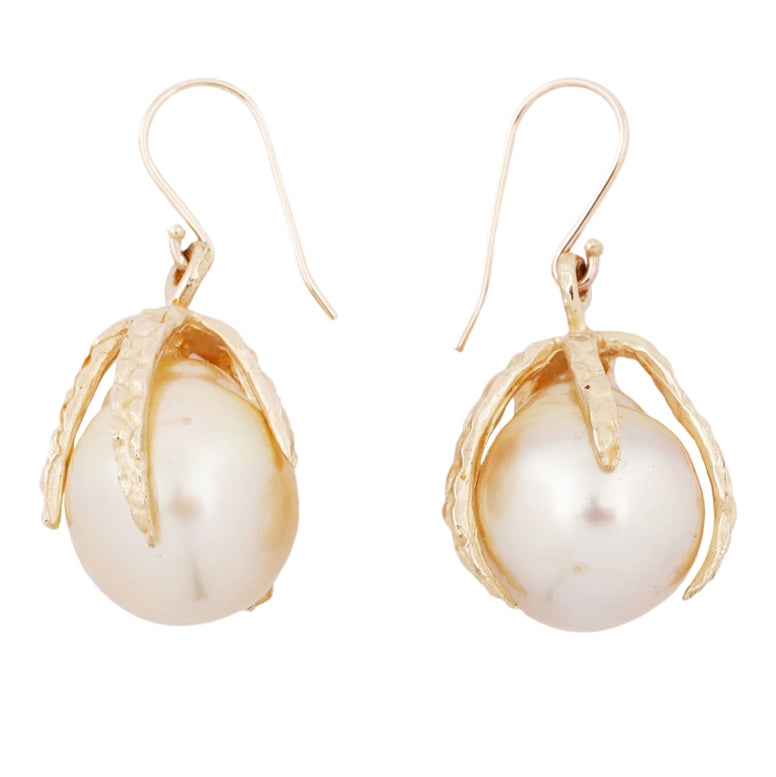 Lauren Wolf Jewelry White Pearl Drop Earrings