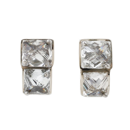 TAP by Todd Pownell White Diamond Stud Earrings