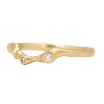 Diamond Barnacle Contour Ring