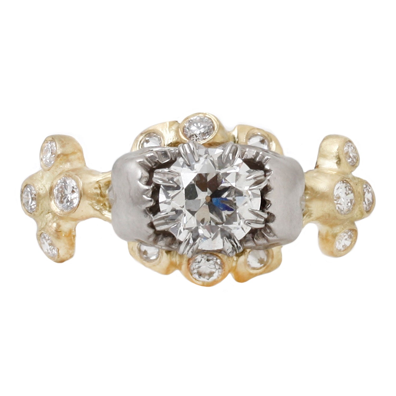 Anthony Lent Memento Mori Diamond Ring