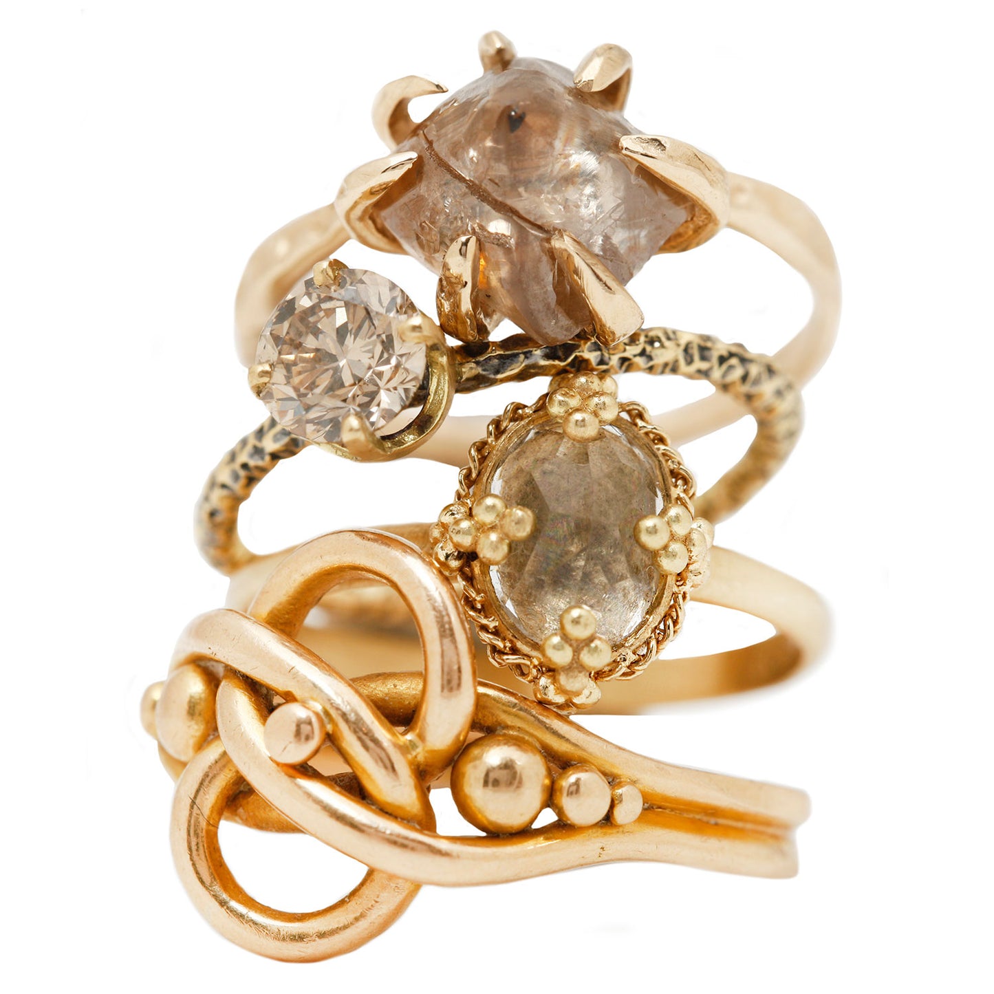 Homespun Brown Sugar Diamond Ring