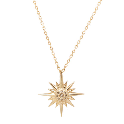 Supernova Star & Diamonds Necklace