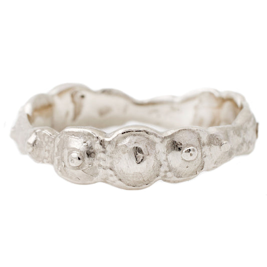 Lauren Wolf Jewelry White Gold Urchin Bubbles Band
