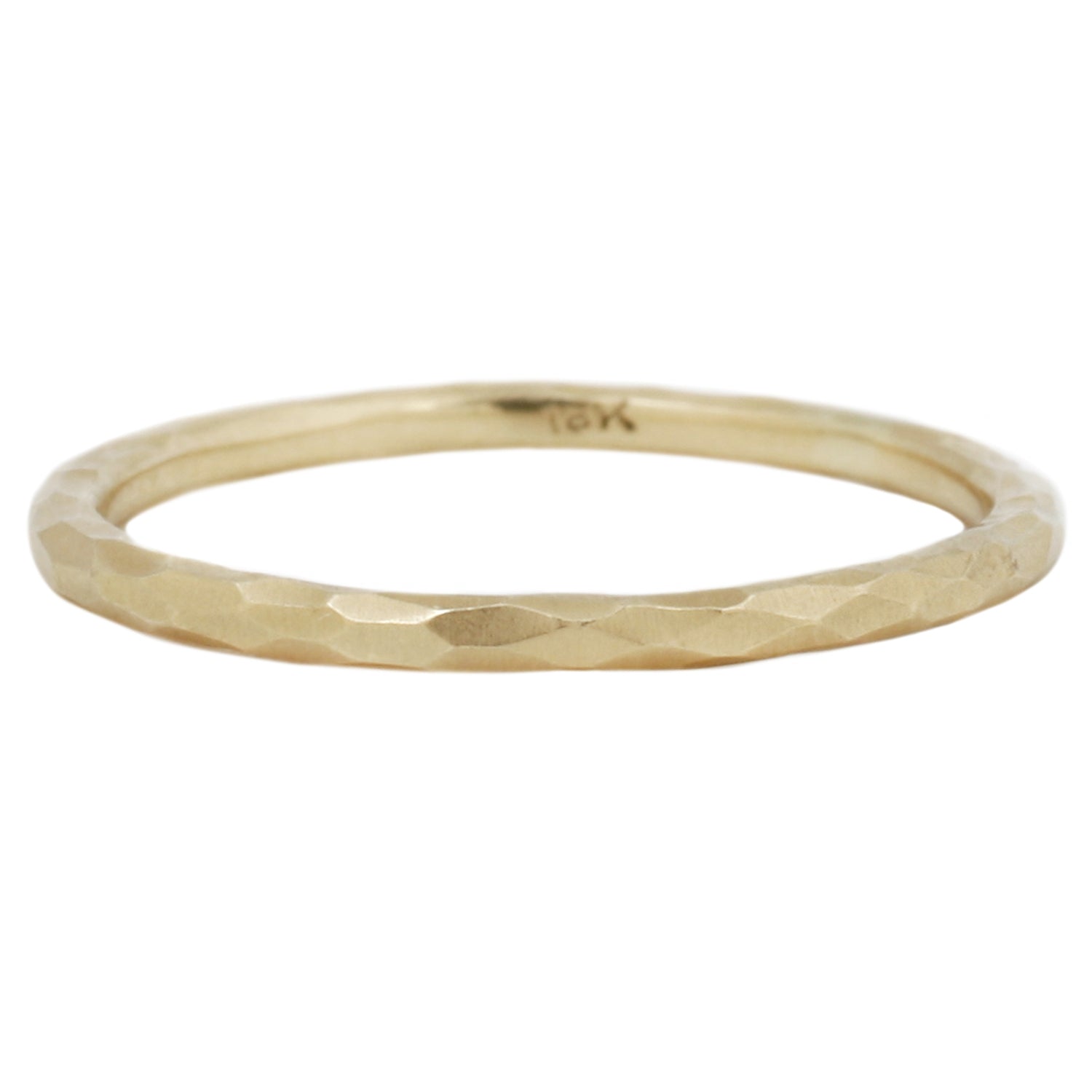 Sarah Swell Faceted Gold Band