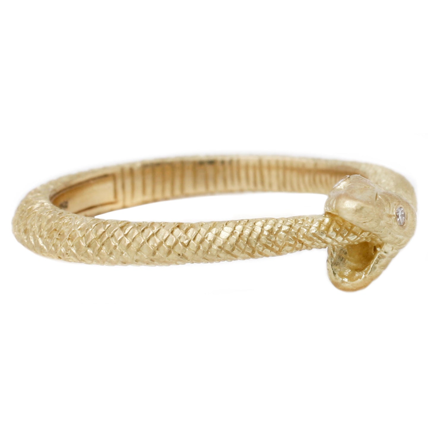 Gold Ouroboros Snake Ring