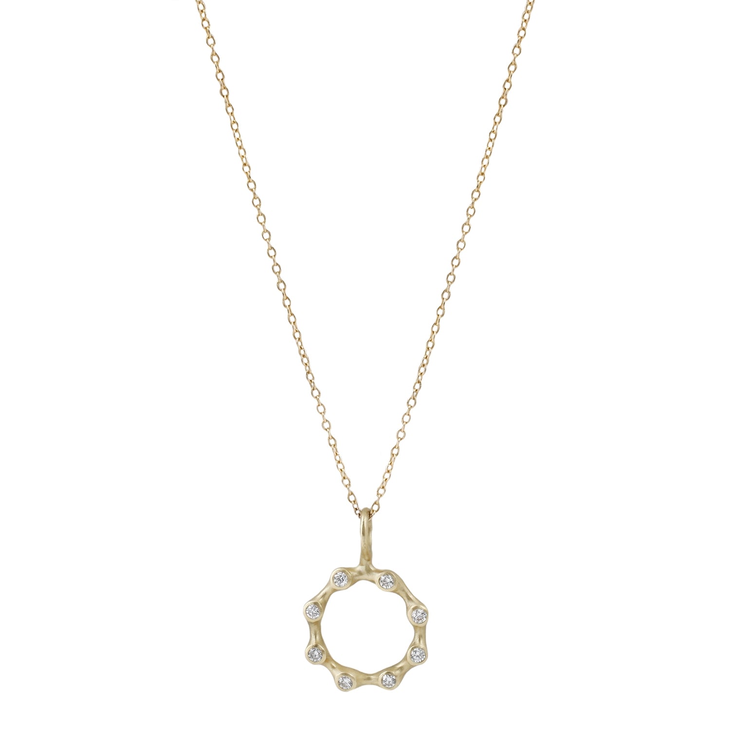 Johnny Ninos Circle Diamond Reef Pendant