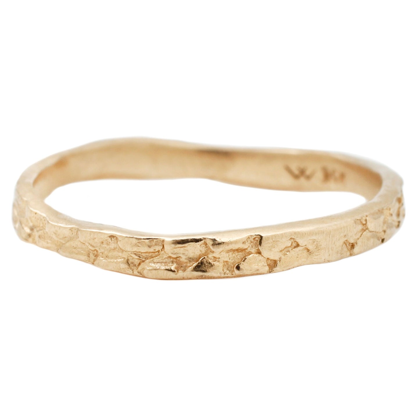 Gold Snakeskin Stacking Ring