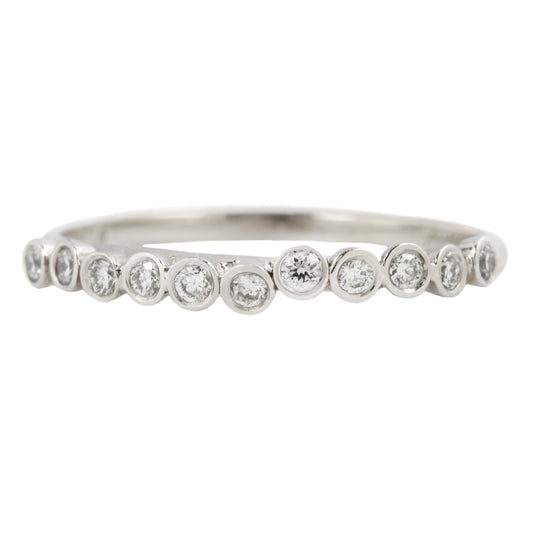SATOMI KAWAKITA RAISED WHITE DIAMOND BAND