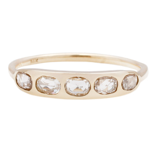 Scosha Five Oval Diamond Ring