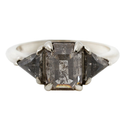 Inverted Champagne Diamond Ring