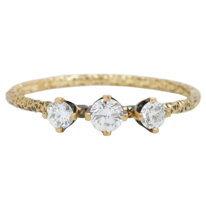 Satomi Kawakita Homespun White Diamond Ring