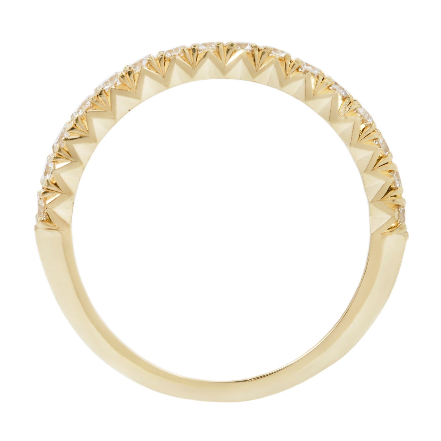 French Set Diamond Half Eternity