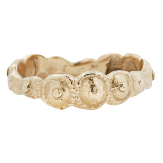 Lauren Wolf Jewelry Sea Urchin Bubbles Band in Yellow Gold