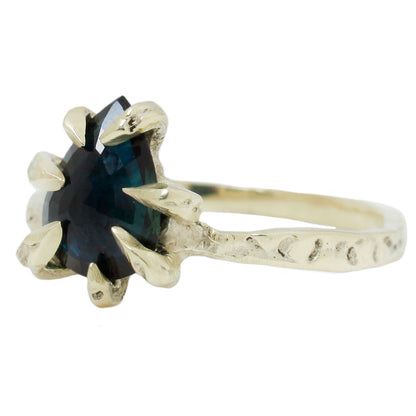 Sapphire Stingray Claw Ring