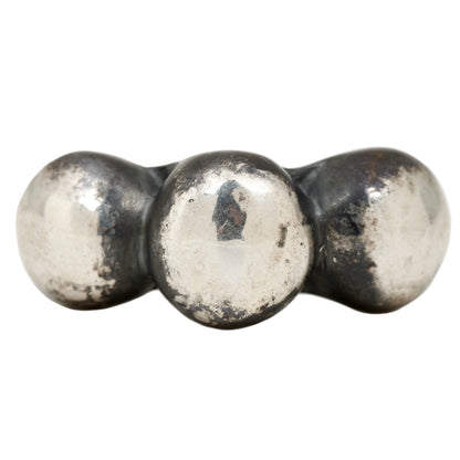 TenThousandThings Silver 3 Peony Buds Ring