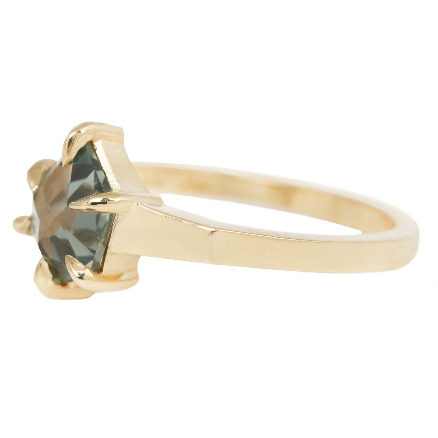 Green Montana Sapphire Ring