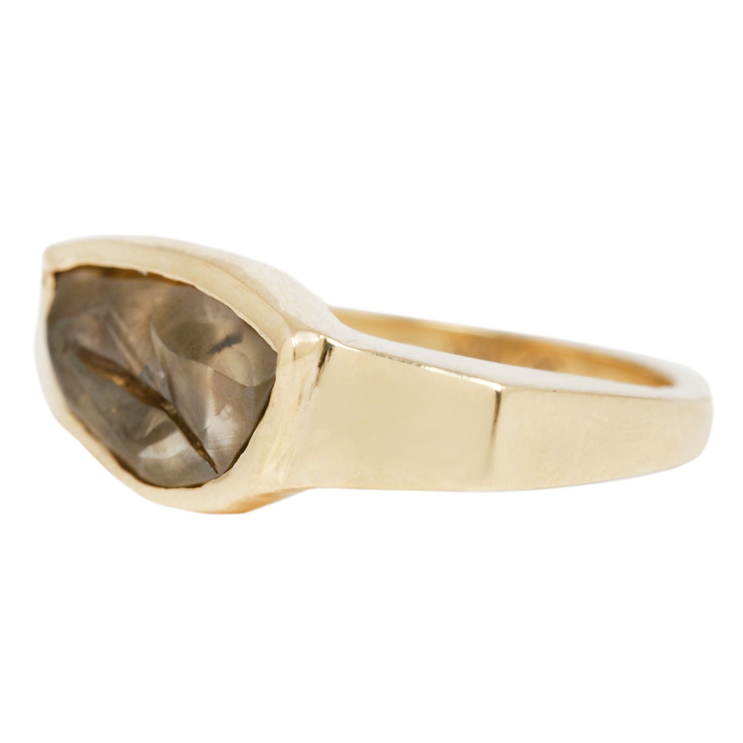 Raw Brown Diamond Ring