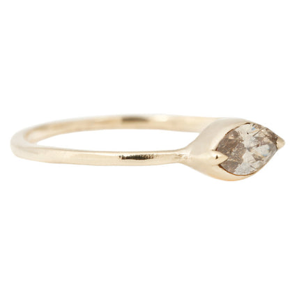 Champagne Diamond Marquise Ring