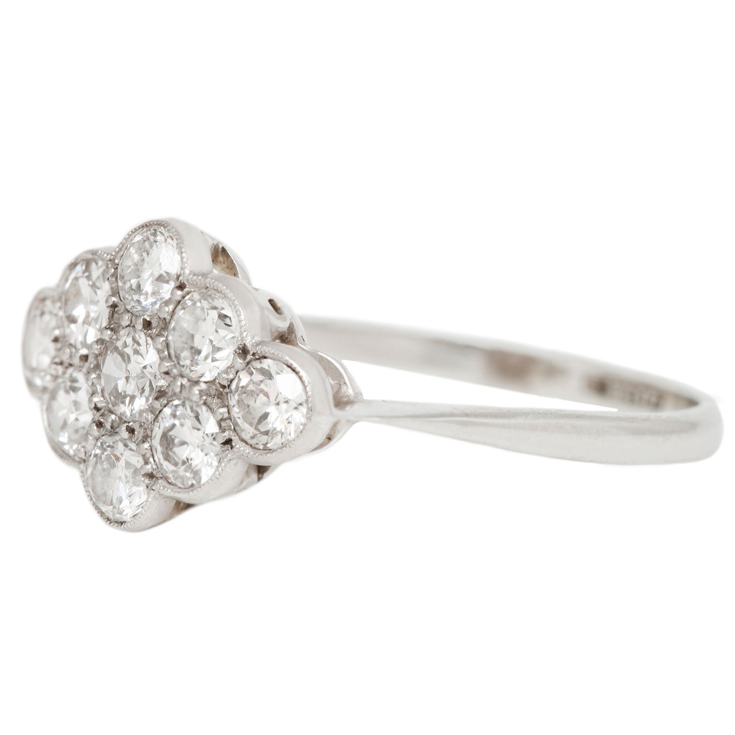 Deco Marquise Cluster Ring