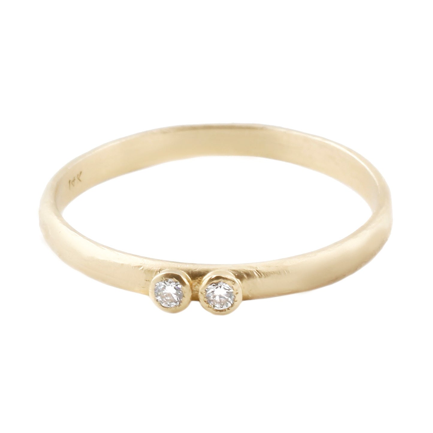 Sarah Swell Gold Two Diamond Band