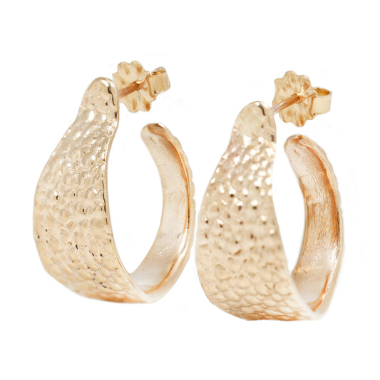 Lauren Wolf Gold Stingray Cuff Hoops