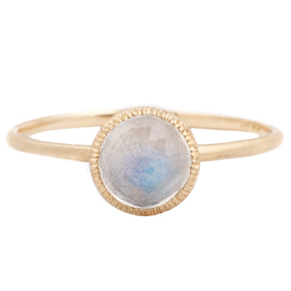 Rainbow Moonstone Ring