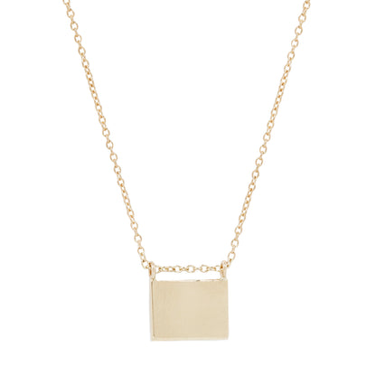 Saturn Postcard Necklace