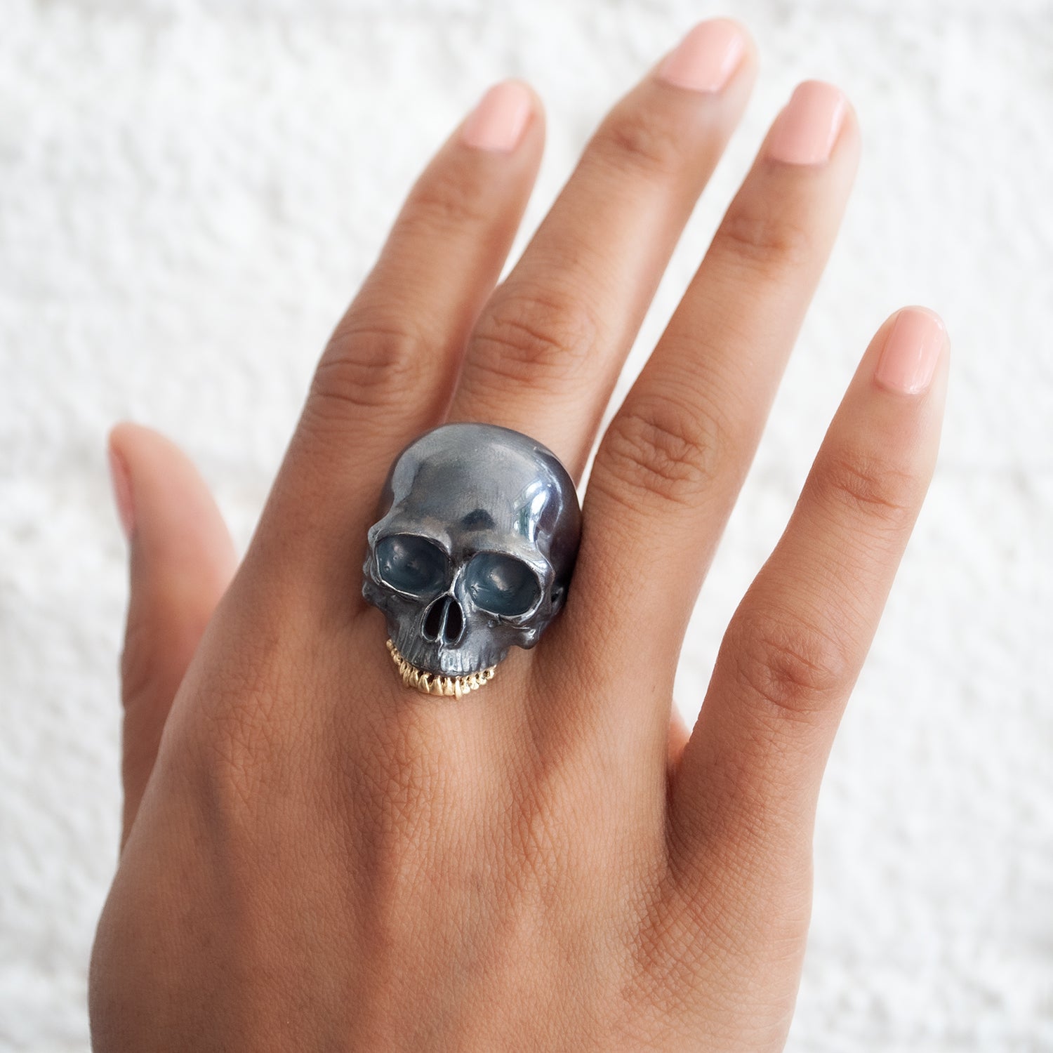 Minimalist Skull Ring