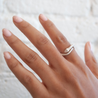 Sterling Silver Serpent Ring