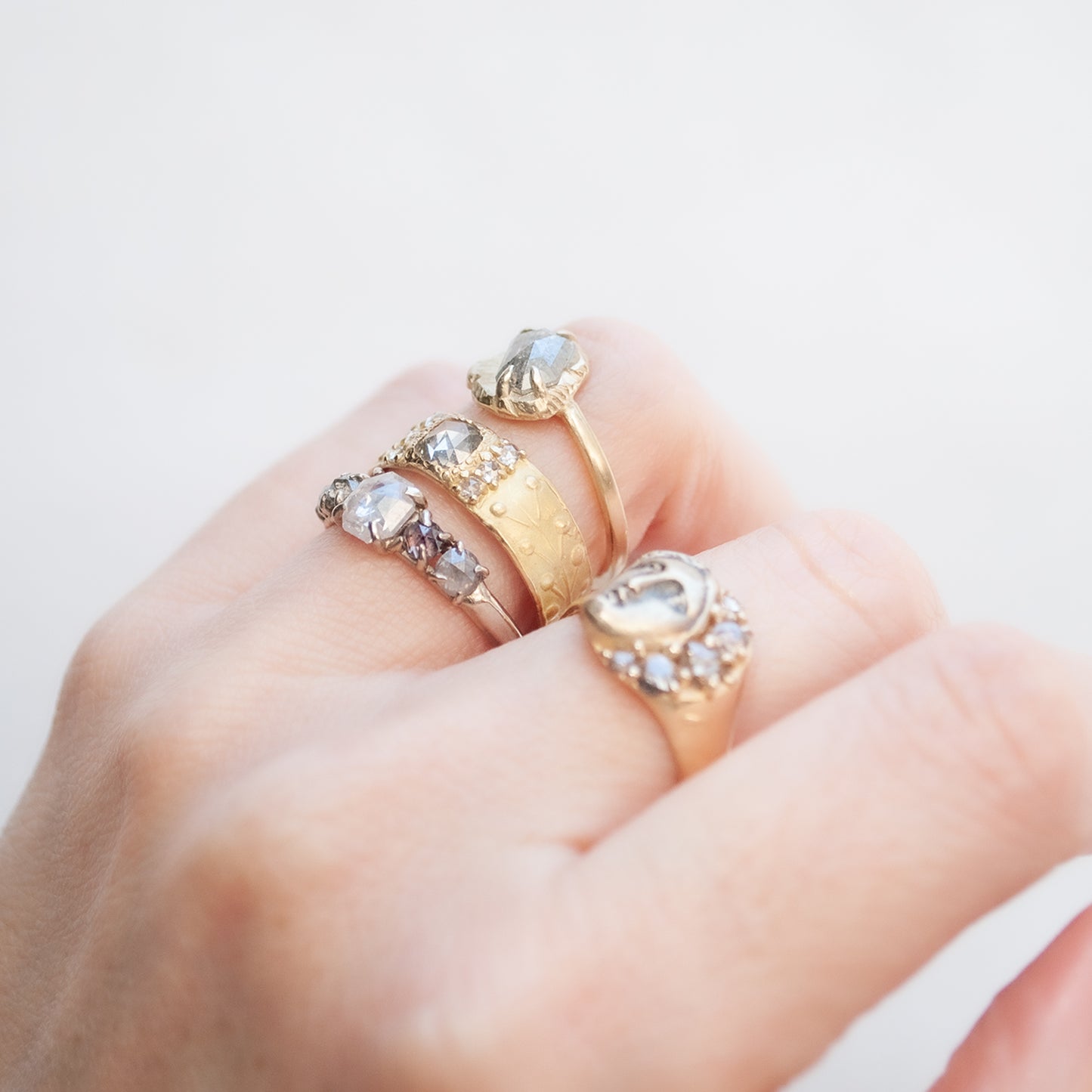 Heart of Antinous Solitaire Ring