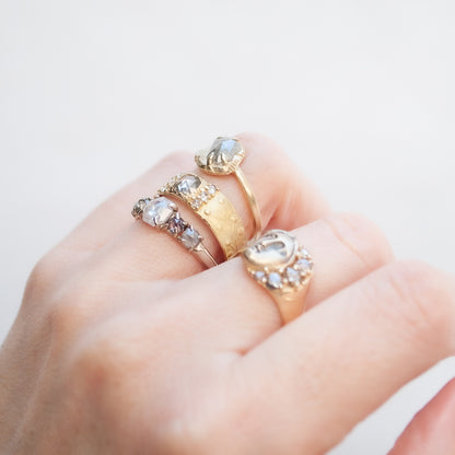 Heart of Antinous Solitaire Ring