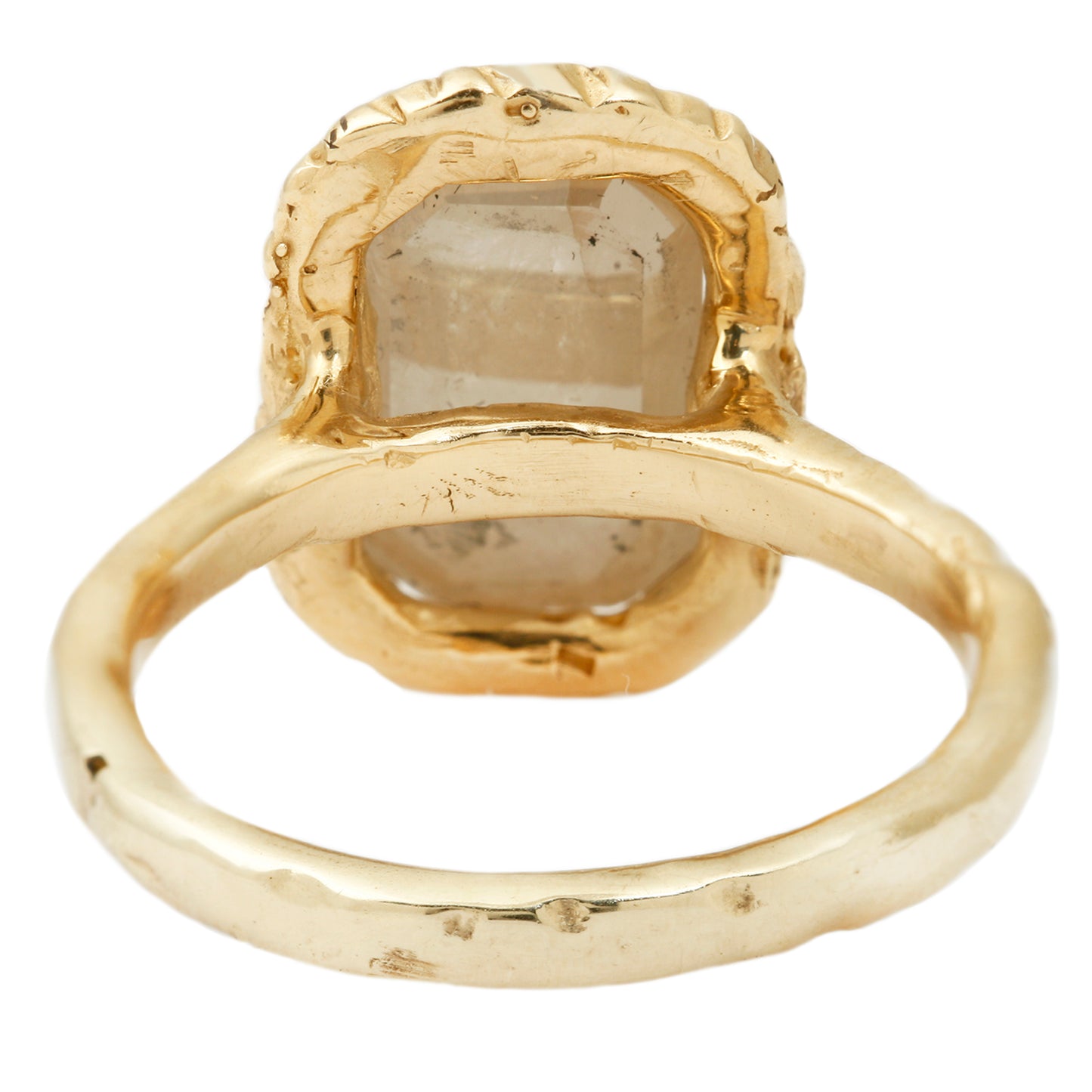 Guardian White Rustic Diamond Ring