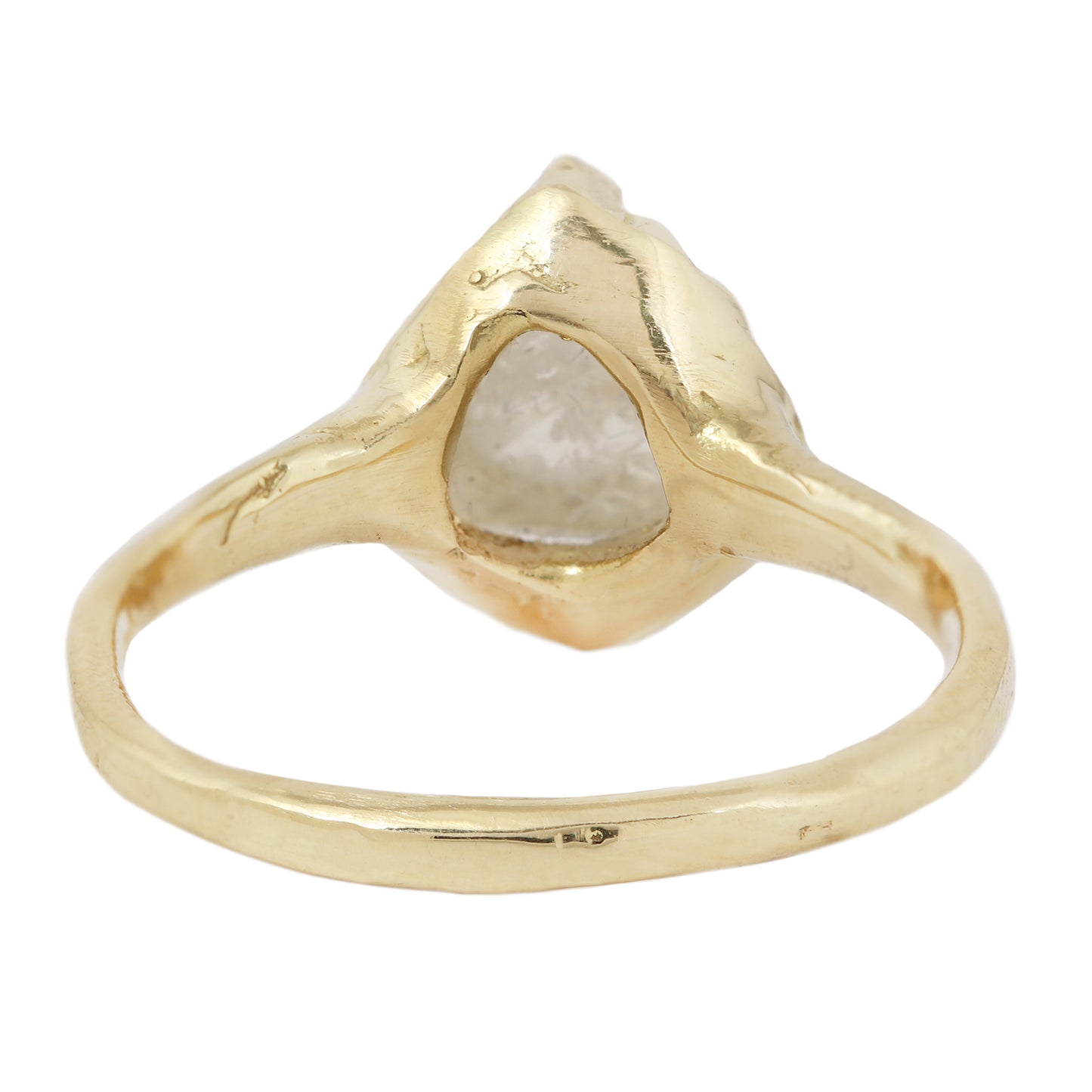 Pyramid of Light Rustic Diamond Ring