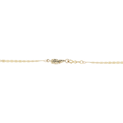 Emerald Spark Disc Necklace