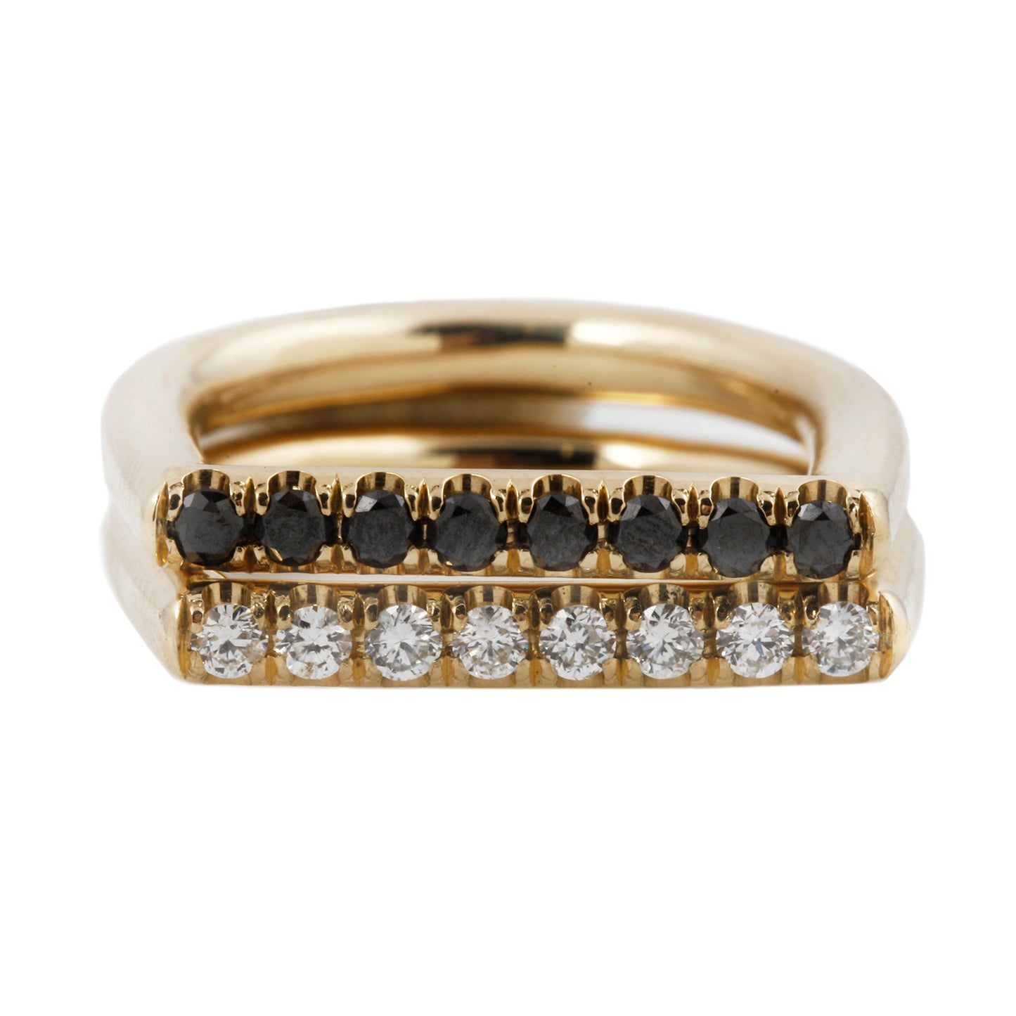 Stacking Square with Black Diamonds