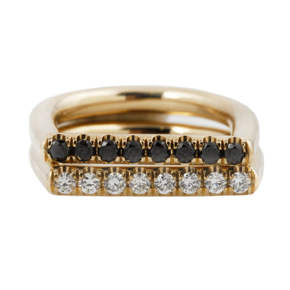 Stacking Square with White Diamonds