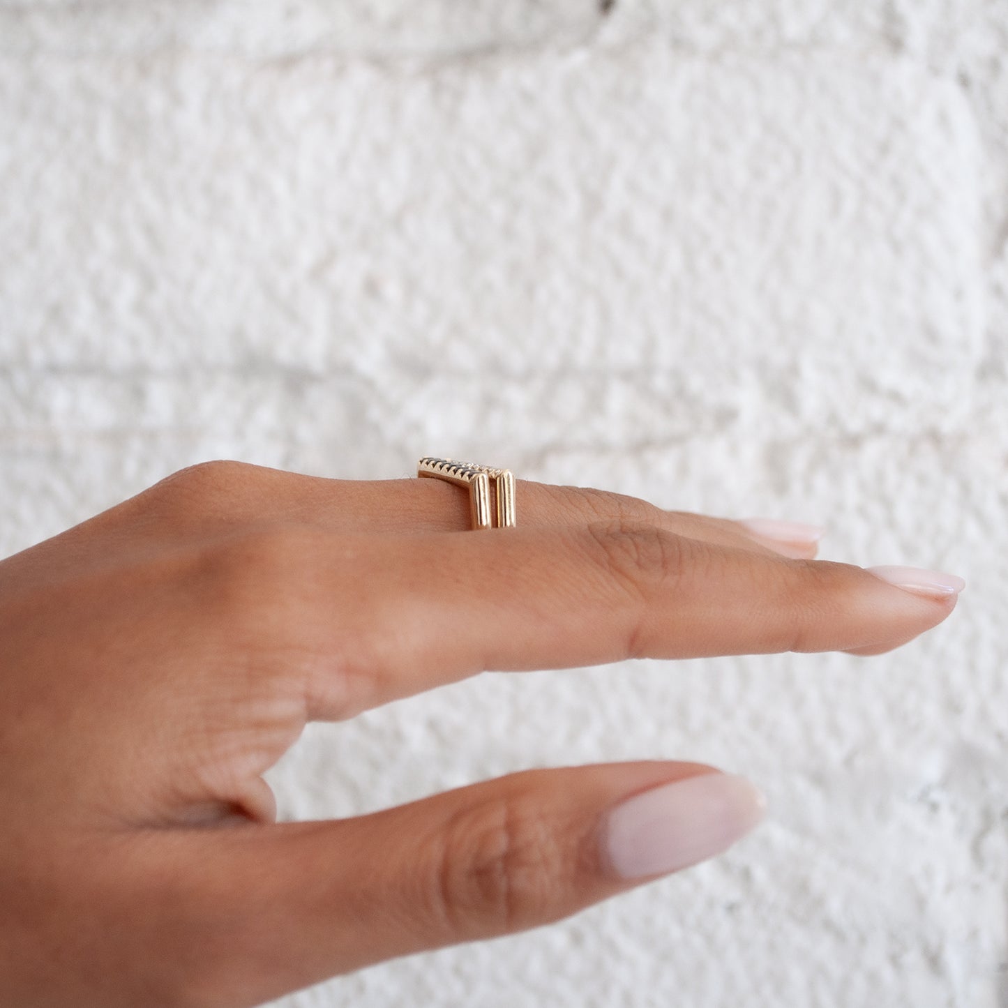 Stacking Square with White Diamonds