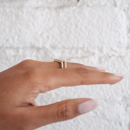 Stacking Square with White Diamonds