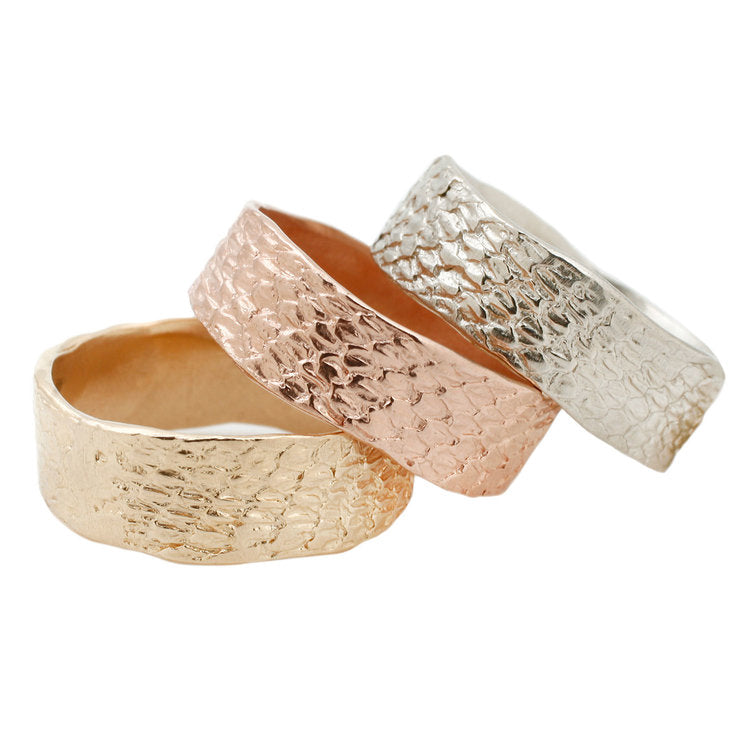 Gold Double Snakeskin Band