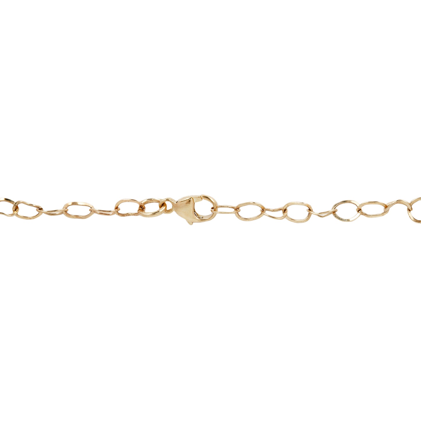 LI Small Forged Gold Link Bracelet