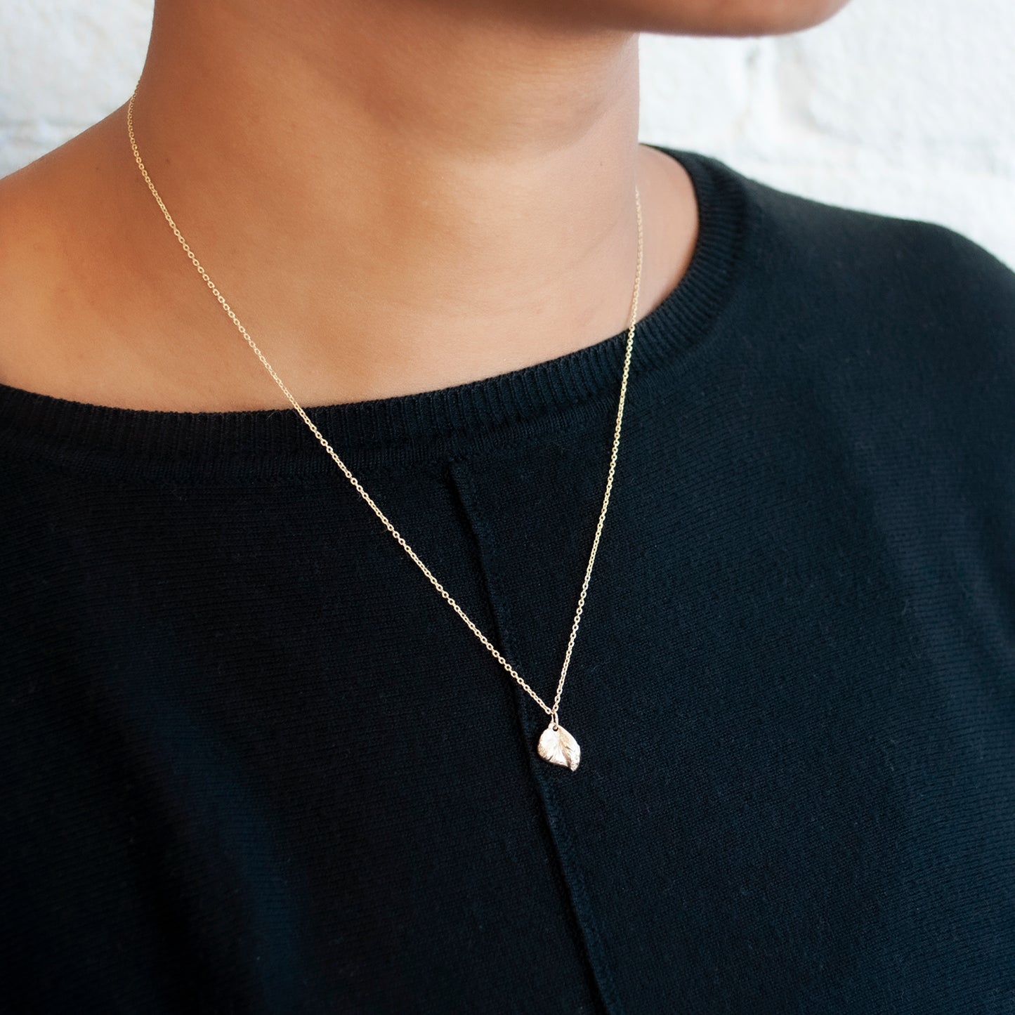 IV Gold Shard Pendant Necklace