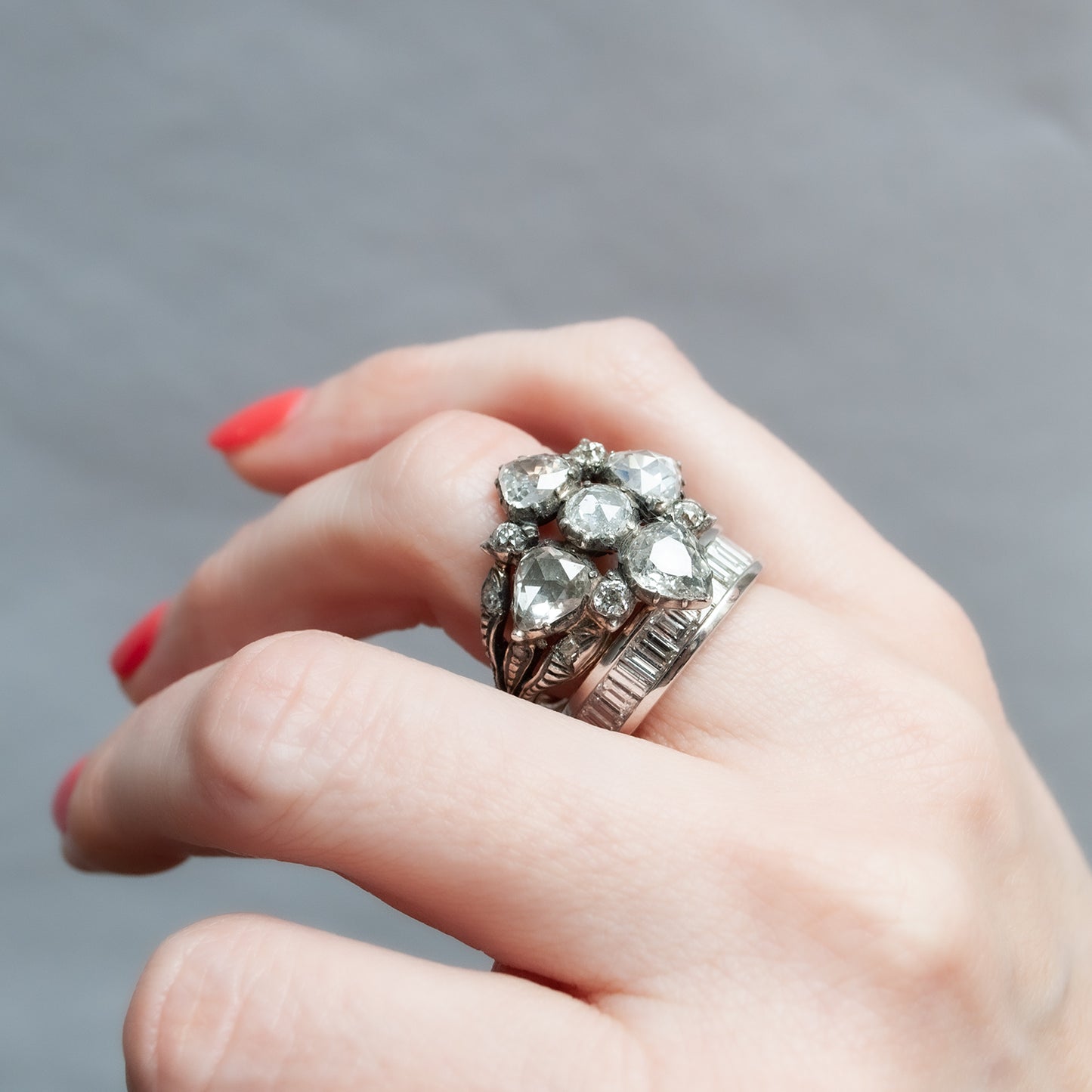 Platinum Baguette Eternity Band