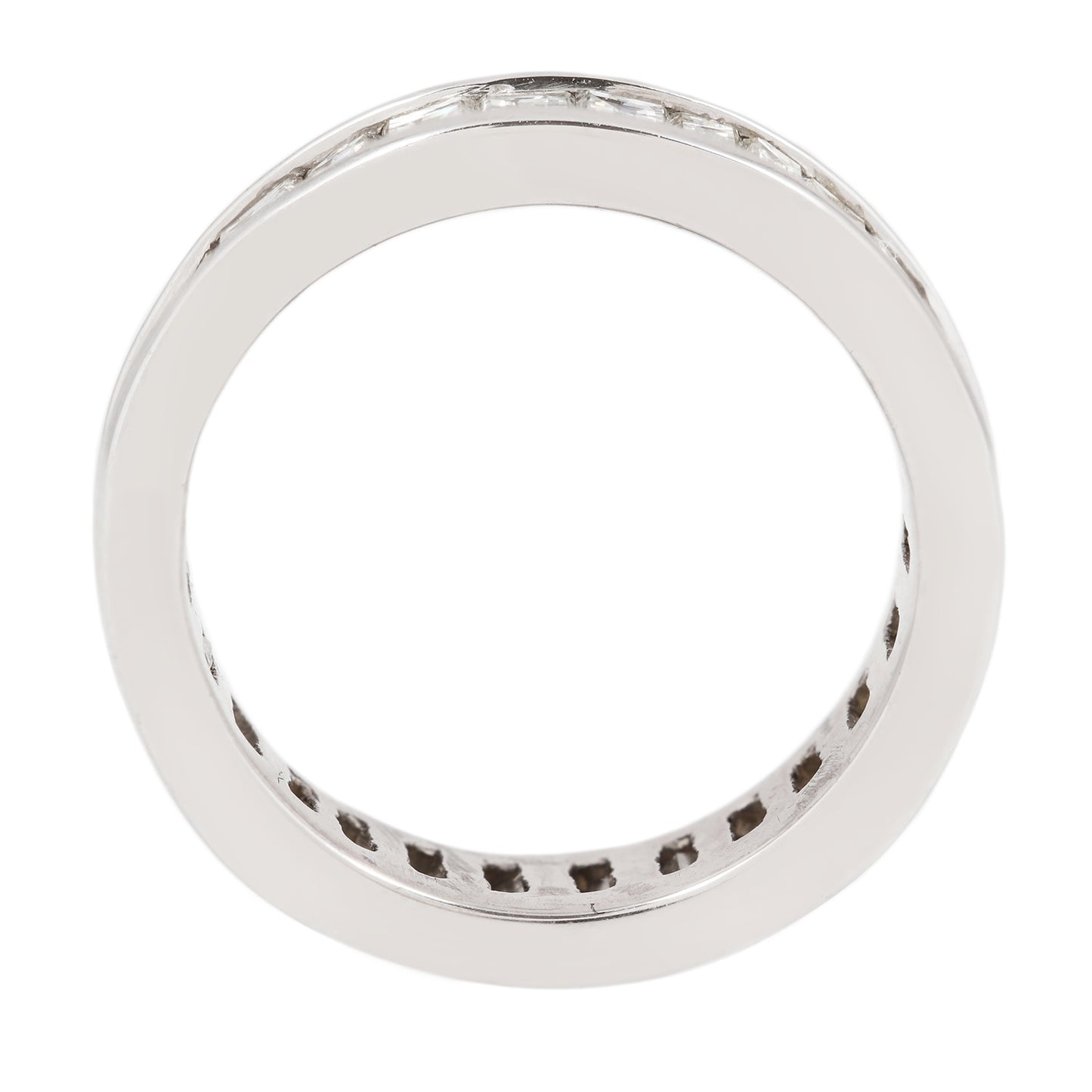 Platinum Baguette Eternity Band