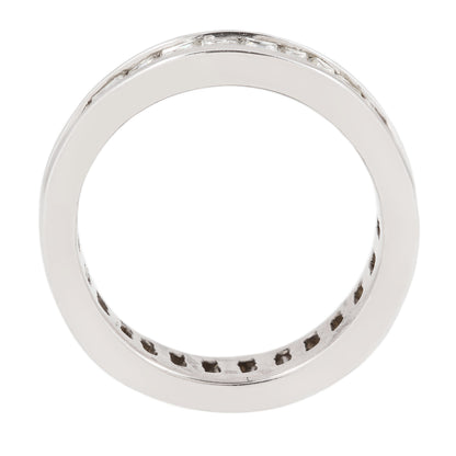 Platinum Baguette Eternity Band