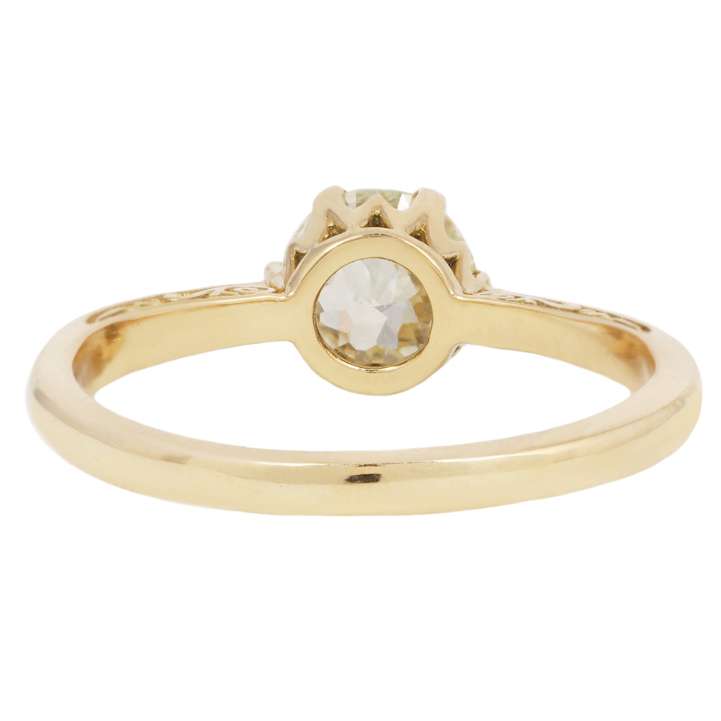 Golden Crown Jubilee Diamond Solitaire