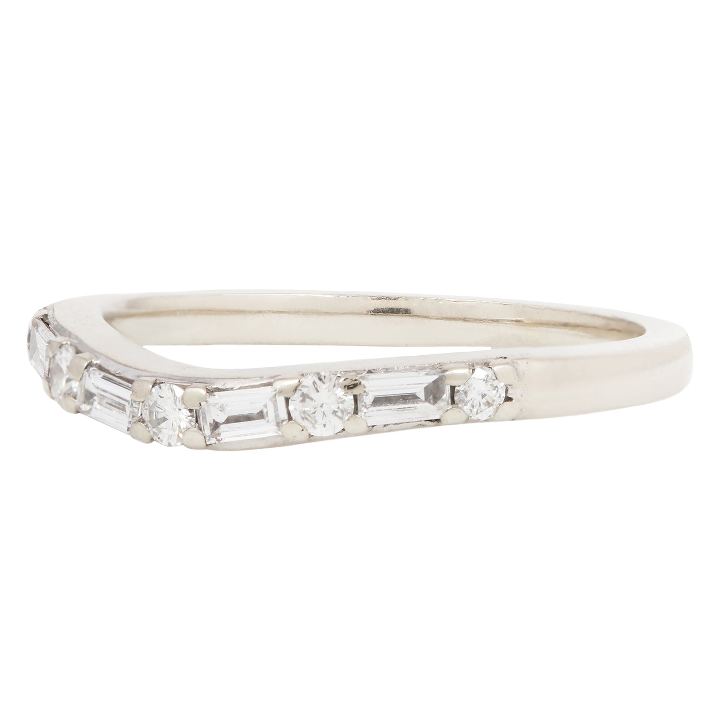 Baguette Diamond Nesting Band